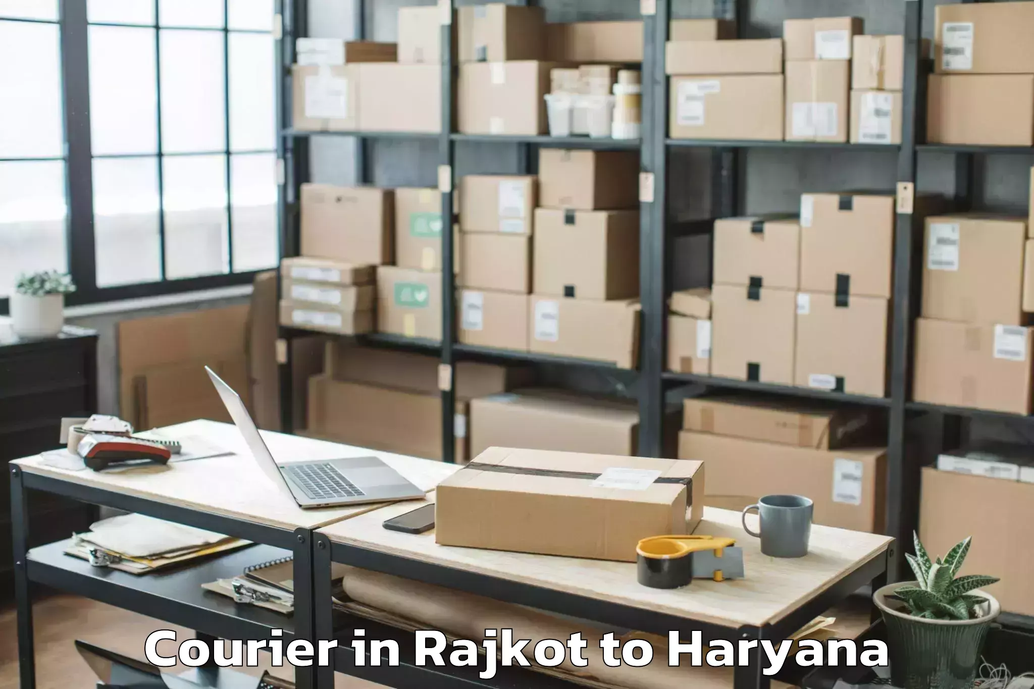 Leading Rajkot to Hansi Courier Provider